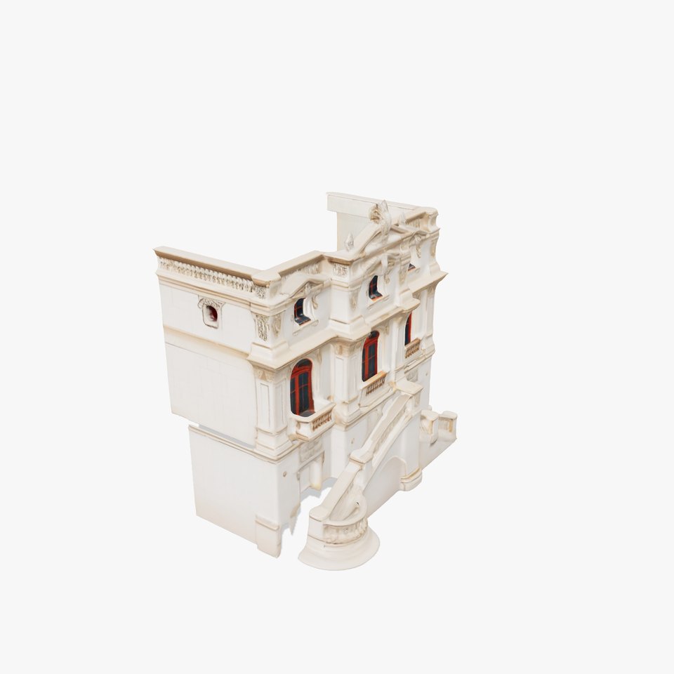 Ornate Baroque Mansion model pack